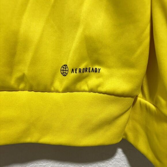 Adidas  Mens M GG Big Boss Training Hoody Sweatshirt HK9826  Yellow SZ Large - Picture 11 of 13